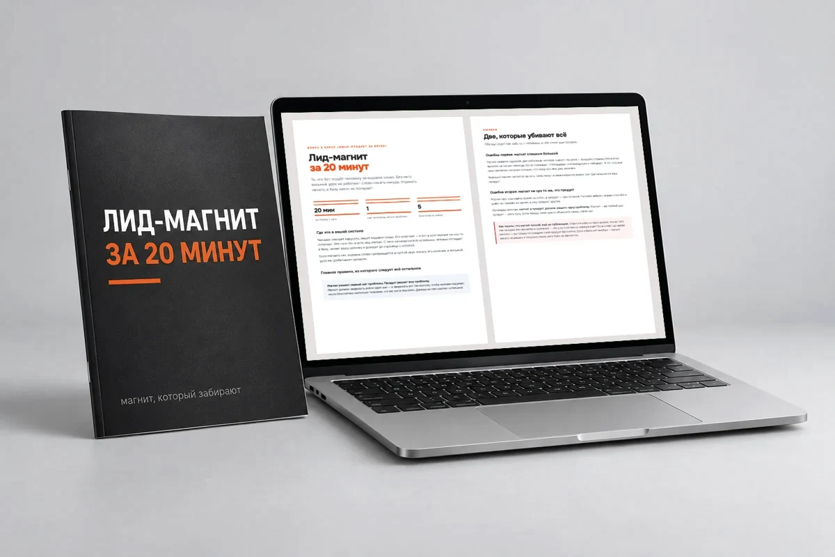 Лид-магнит за 20 минут